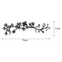 Wallity Bahar WSH-018 Gancho de Pared Metálico Negro